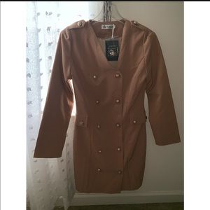 BOGO Double-Breasted Blazer Fitted Dress